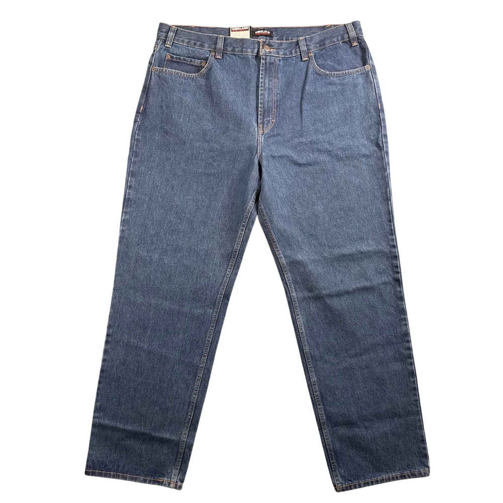 NWT Kirkland Signature Jeans Mens 42x34 100% Cotton Straight Leg Y2K Denim